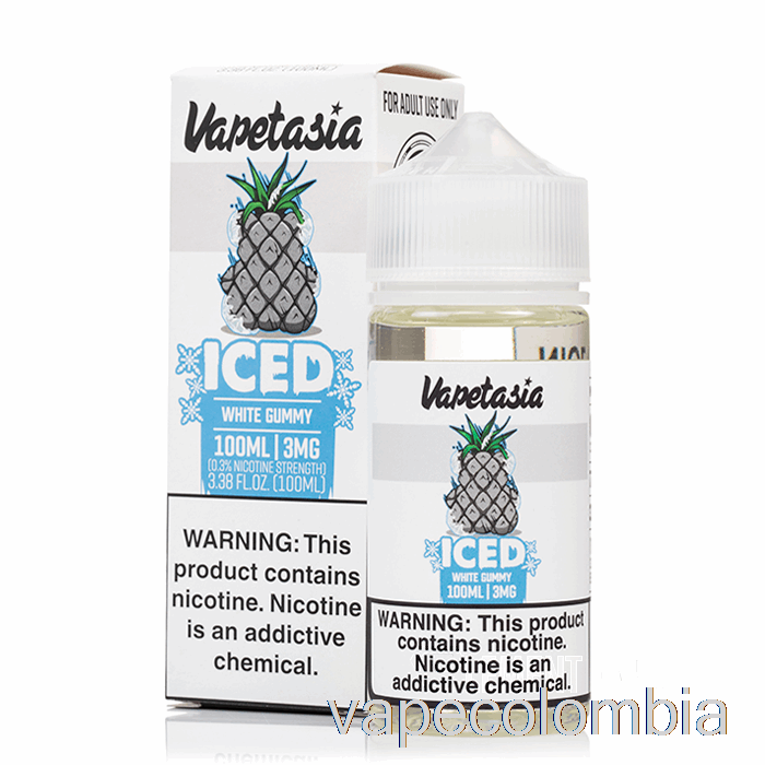 Vape Kit Completo Gomitas Blancas Heladas - Vapetasia - 100ml 0mg